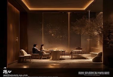掌中的美母体验场景，私密静谧的空间中沉浸式感知，画面深邃而温暖